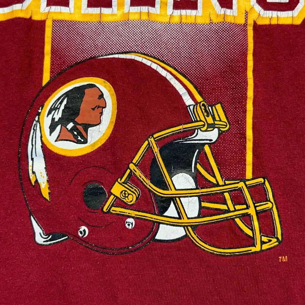 Washington Redskins Vintage T Shirt Men's M/L Champion Made USA Single Stitch